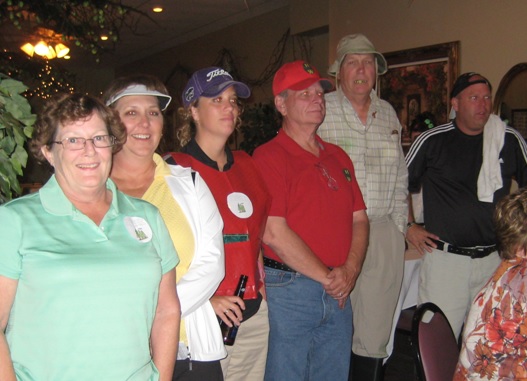 Golf Murder Mystery party at Kansas Country Club